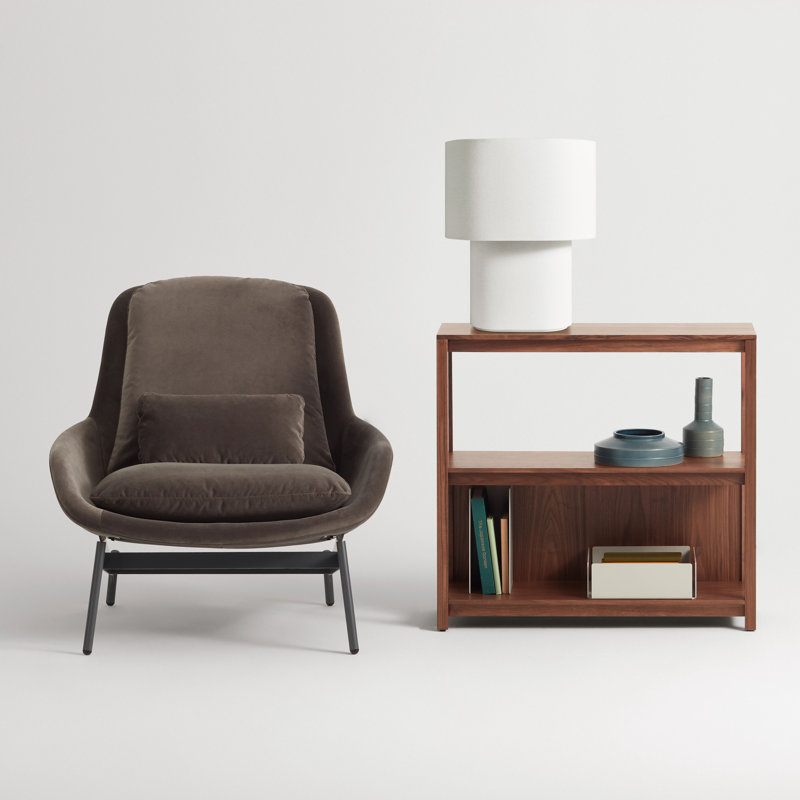 Hilla Table Lamp, 21”H x 18” W x 13” D, Linen