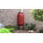 UpCycle Products 55 Gallons Weather Resistant Plastic Drainable Dual Overflow Rain Barrel
