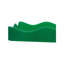 Plateau festonné Spangle - vert-16426960
