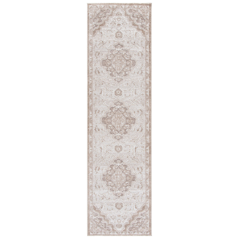 Lunara Power Loom Polyester; Jute/Sisal; Polypropylene Plastic Oriental Indoor Rug, 2'-2" x 8'-0" Runner