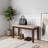 31" Upholstered Bench ,Solid Wood Frame Entryway Dining Bench with Breathable Tech Fabric Cushion