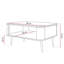 Four Leg Coffee Table with Storage