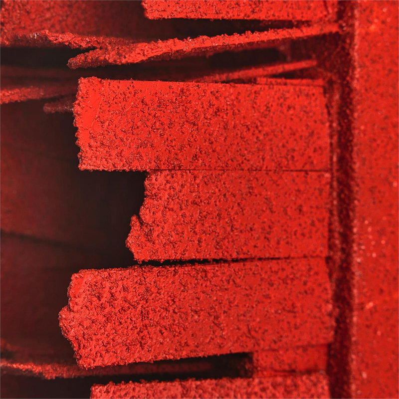Tony Fey's Weathered Geometry, Red, Red