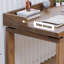 Bureau rectangulaire brun en bois massif-108954514