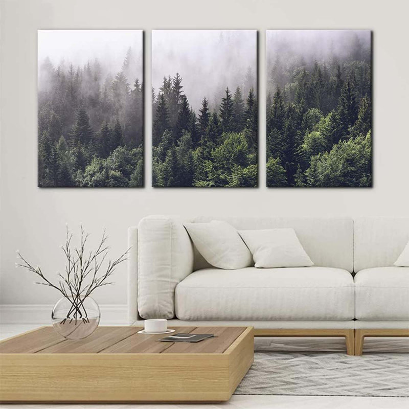 3 Piece Wrapped Canvas Print, 60 cm H x 120 cm W