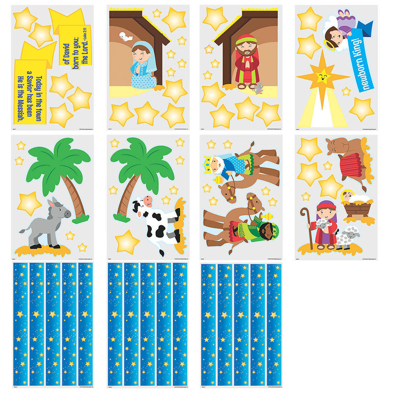 Ensemble de babillards de crèche Fun Express - 150 pièces