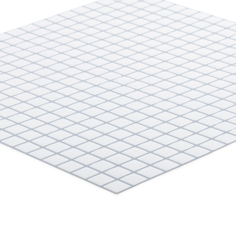 Carreau de mosaïque pelez et collez en PVC 10 po x 10 po