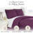 Southshore Fine Linens Southshore Basics Duvet Cover Set in Purple, Double-Brushed Microfiber Bedding with Hidden Zipper Closure and Corner Ties, 1 Pillow Sham, Twin/Twin XL-993066881-993066925