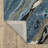 Roblyn Hand-made Wool Abstract Waves Blue/ Teal Area Rug-752452661