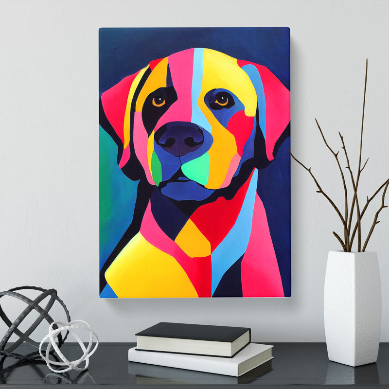 Matteoli Labrador Retriever Abstract Vol.1 - Wrapped Canvas, 50cm H x 35cm W x 3cm D