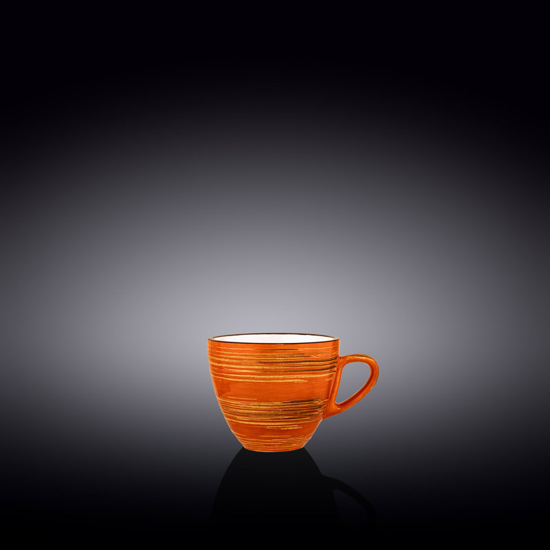 Wilmax Colourboom Teacup, Orange, 75ml