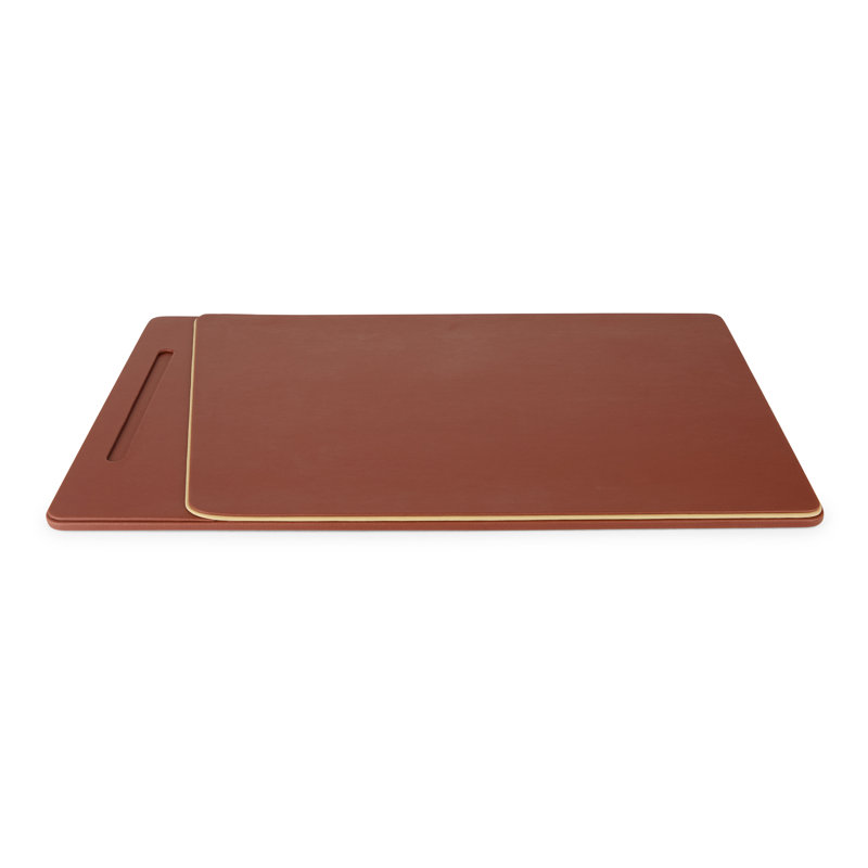 Cognac Leather Desk Blotter