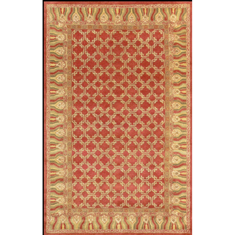 Lyke Wool Oriental Indoor Rug, Rectangle 5' x 8'
