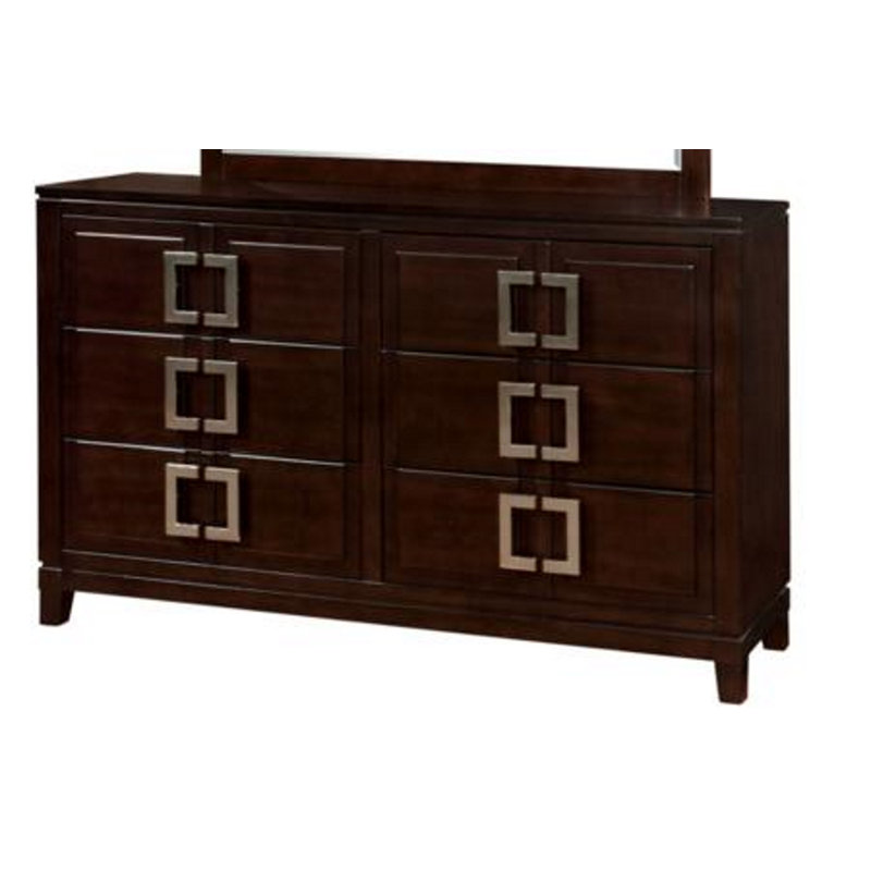 Commode double 6 tiroirs Gerwald