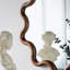 Miroir d'appoint 31 "x 30" en bois avec cadre unique