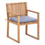 Adamina Patio Dining Armchair with Cushion-1447711486