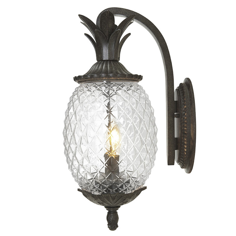 Arlesey Wall Light, Black Coral