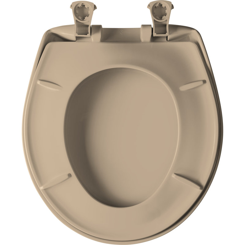 Round Toilet Seat and Lid, Peach Blossom