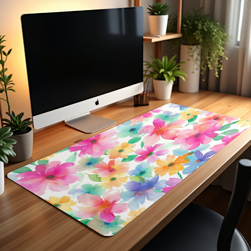 Polyester Desk Pad, 14.4x12.1