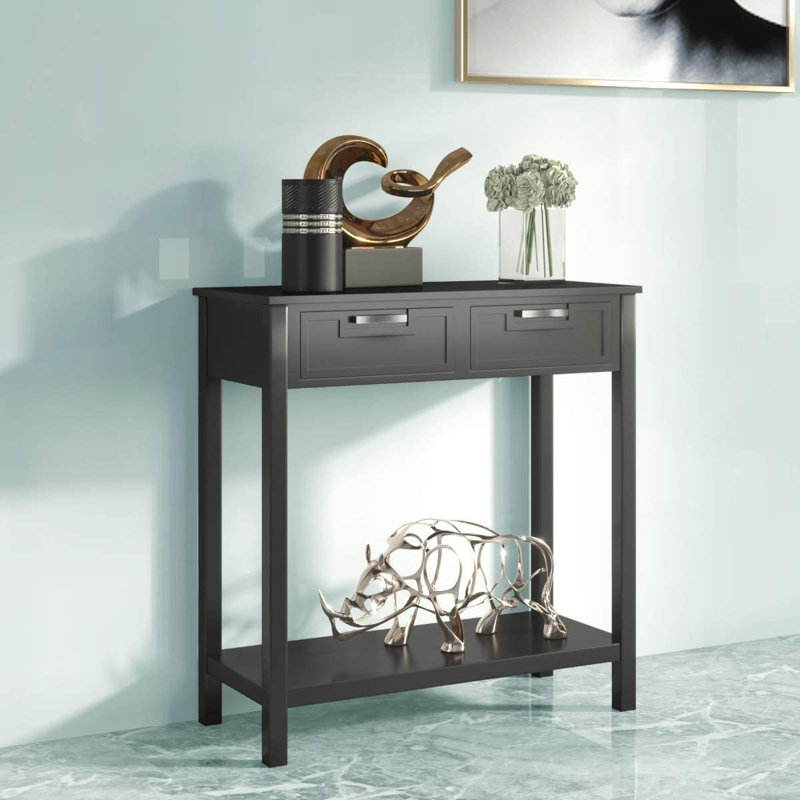 Abai 32'' Console Table, Black