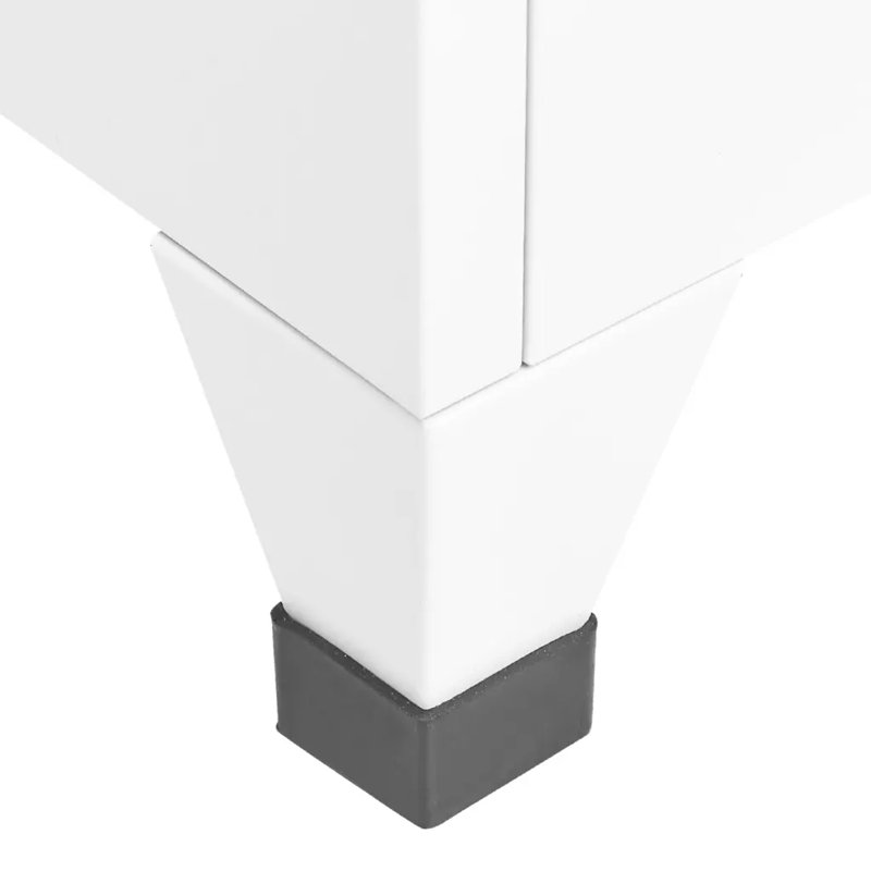 Voyles 4 - Tier 4 - Section 38Cm Wide 180Cm High Metal Employee Locker, White