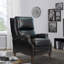 Fauteuil inclinable électrique en cuir véritable de 29,5 po de largeur-1457138928
