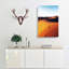 Footprints on the Desert in Morocco in Abstract - Wrapped Canvas-55312885