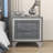 Velvet Solid Wood Nightstand-1238811337
