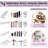Portable Rolling Makeup Cart - Smooth-Rolling Wheels, Wooden Drawers, And Side Hooks For Organized Beauty Storage