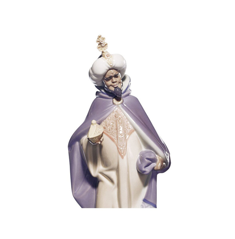 Figurine balthazar, Beige / Mauve