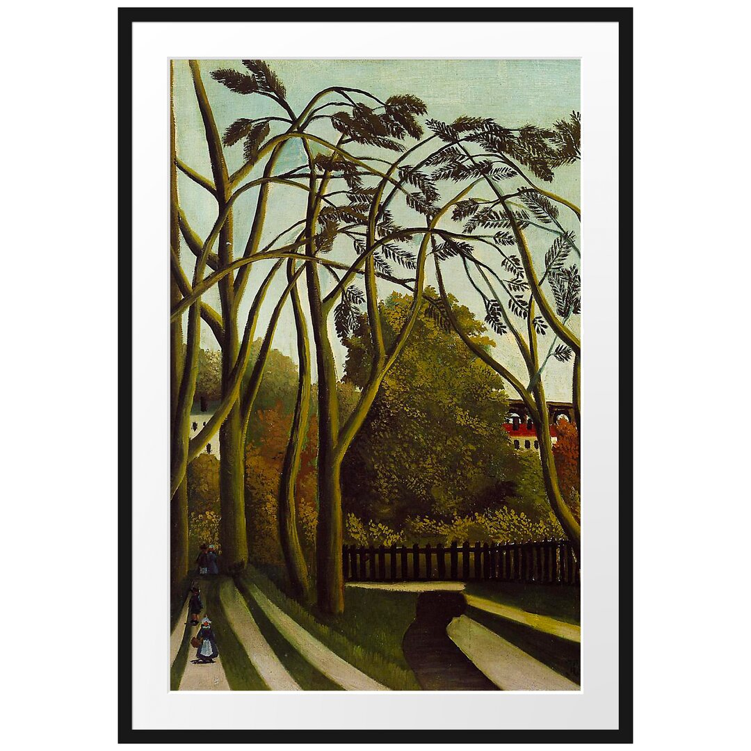 Gerahmter Kunstdruck The Redlist Naivism von Henri Rousseau