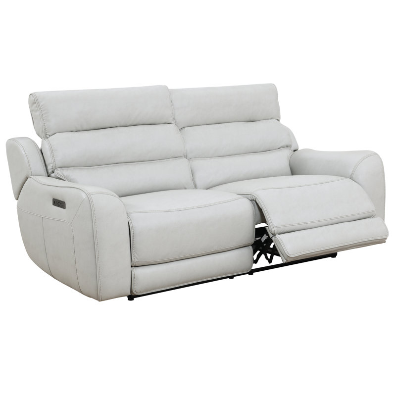 Willma Faux Leather, Water Resistant, 83" Wide Dual Power Recliner Sofa With Power Usb Charging