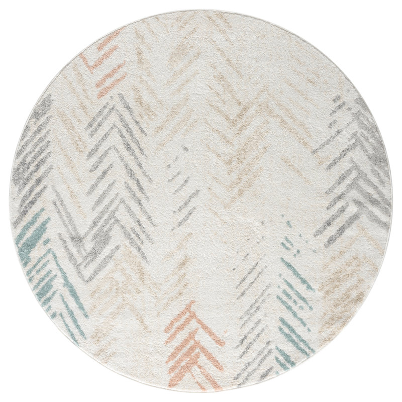 Tapis d'intérieur à haute performance Sharlonda, Rond 6 pi