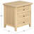 Trevor 3 Drawer Wood Nightstand-403319206