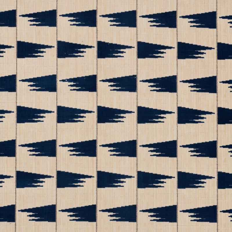 Schumacher x David Kaihoi Tutsi Fabric, Blue