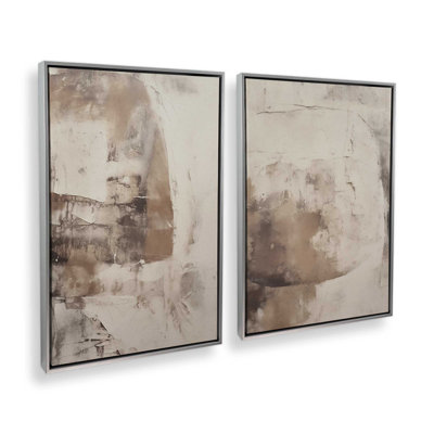 Mocha Musings Set of 2 Canvas Prints