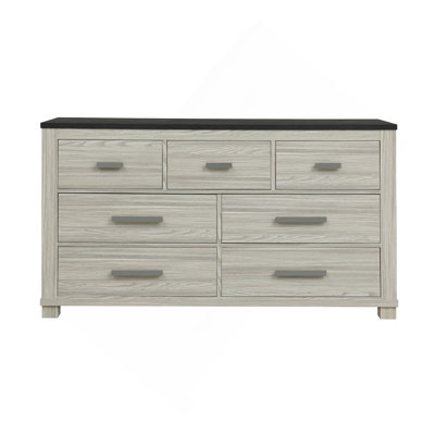 Dresser With Panel Details & Streamlined Handles