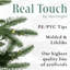 Real Touch Pre-Lit Cumberland Pine Artificial Christmas Tree - Warm White LED-1586354809