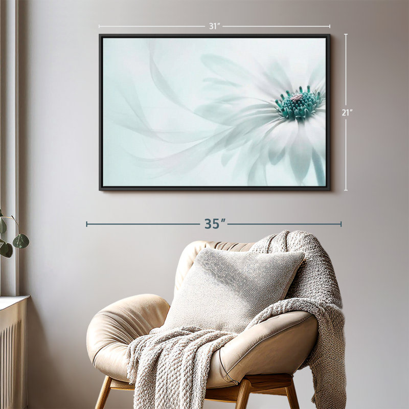 Impression sur toile translucide Cape Daisy, H 21 po x l 31 po