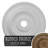 Endurathane Jefferson Ceiling Medallion, 26 1/2"OD x 3 5/8"ID x 1 1/2"P (Fits Canopies up to 5"), Hand-Painted Rubbed Bronze Finish-28577240