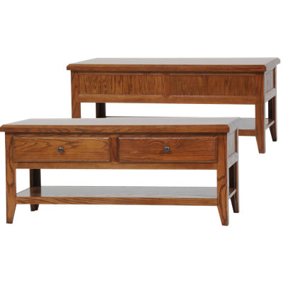 Kiki Solid Wood Top Coffee Table