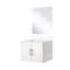 Meuble-lavabo de 24 po de largeur avec comptoir en quartz teinté et miroir - armoire de comptoir blanche lustrée de 22 po-1492555389