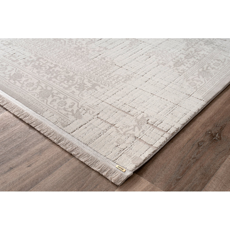 Tapis en coton Teresia, Tapis de couloir 2 pi 7 po x 10 pi