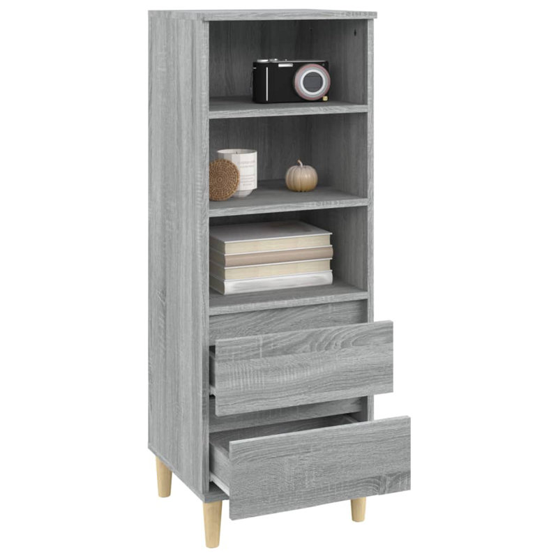 Kihana 40cm Sideboard, Grey/Oak