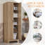 Armoire de rangement d'appoint avec tablette réglable-1403230606