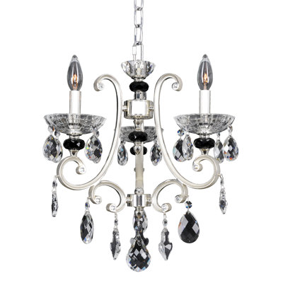 Lustre argenté / transparent 3 tons Bedetti