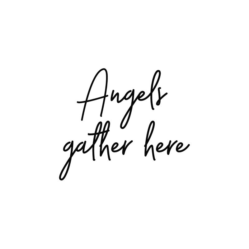 Angels Gather Here - Wrapped Canvas Print, 20" H x 20" W x 1.25"D