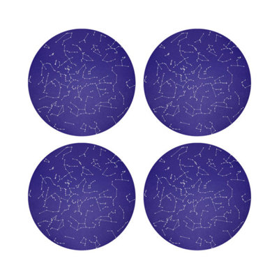 Constellations Stars Pebble 16" Vinyl Placemat
