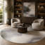 Handmade Silk and Wool Area Rug-977012153