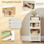 Plastic Laundry Cart with Wheels
